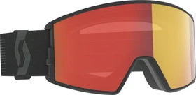 Scott React mineral black/enhancer red chrome