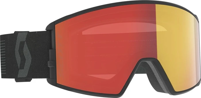 Scott React mineral black/enhancer red chrome