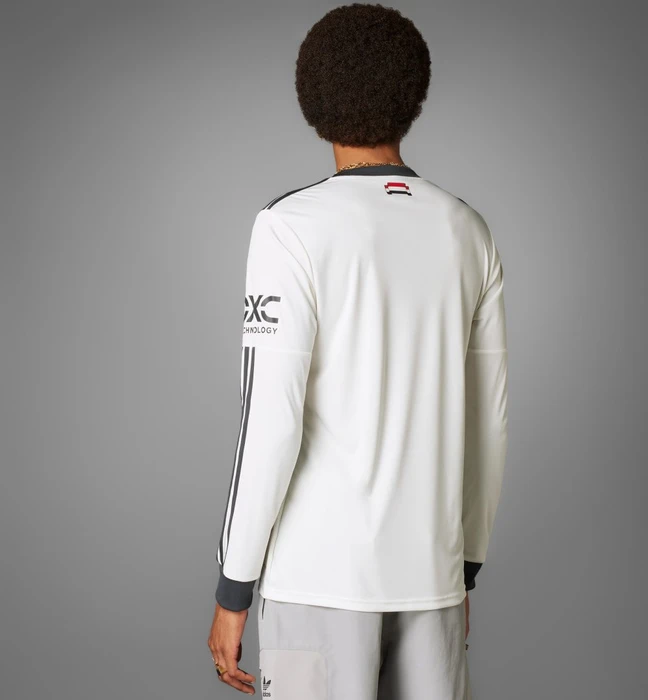 adidas Manchester United 2024/2025 Ausweichtrikot langarm off white (Herren)