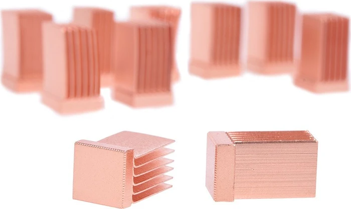 Alphacool RAM-Kühler selbstklebende Kühlrippen 6.5x6.5mm, 10 Stück