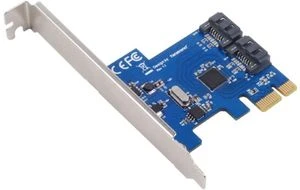 SilverStone EC05, 2x SATA 6Gb/s, PCIe 2.0 x1