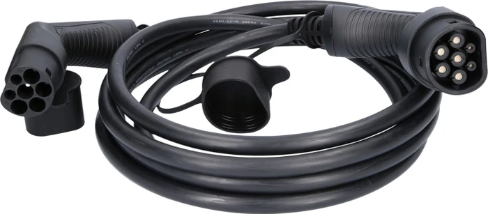 KS Tools efuturo Ladekabel gerade Typ 2 auf Typ 2, 22kW, 5m
