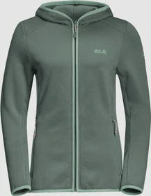 Jack Wolfskin Turbulence Fleece Funktionsjacke hedge green (Damen)