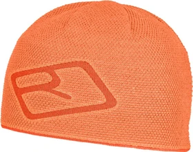 Ortovox Merino Logo Knit Beanie faded tangerine