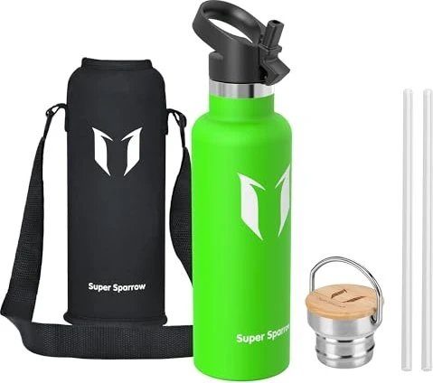 Super Sparrow To Go Isolierflasche 750ml apple green