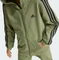 adidas Essentials 3-Streifen Fleece Hoodie tent green/black (Junior) Vorschaubild