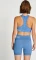 hummel Christel Sport-BH riviera/blue bell melange (Damen) Vorschaubild