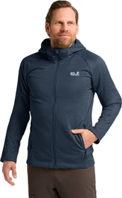 Jack Wolfskin Peak District Hooded FZ Jacke midnight sky (Herren)