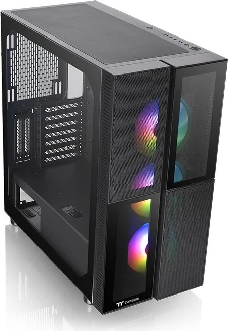 Thermaltake Versa T26 TG ARGB, schwarz, Glasfenster
