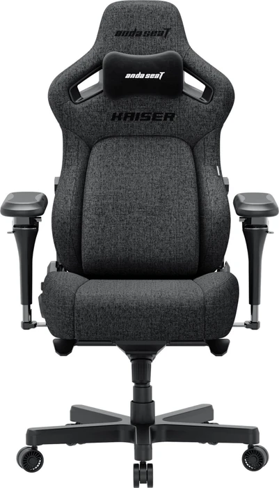 Anda Seat New Kaiser 4 / Kaiser 4 V2 Premium XL Gamingstuhl, Stoff dunkelgrau