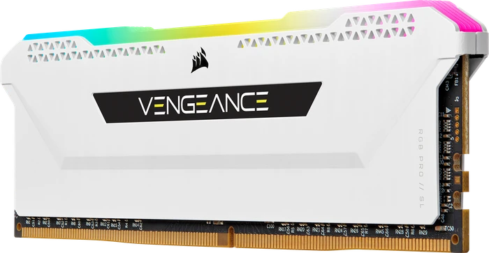 Corsair Vengeance RGB PRO SL weiß UDIMM 64GB Kit, DDR4-3200, CL16-20-20-38