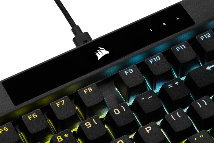 Corsair Gaming K70 RGB PRO, MX SPEED RGB Silver, USB, DE