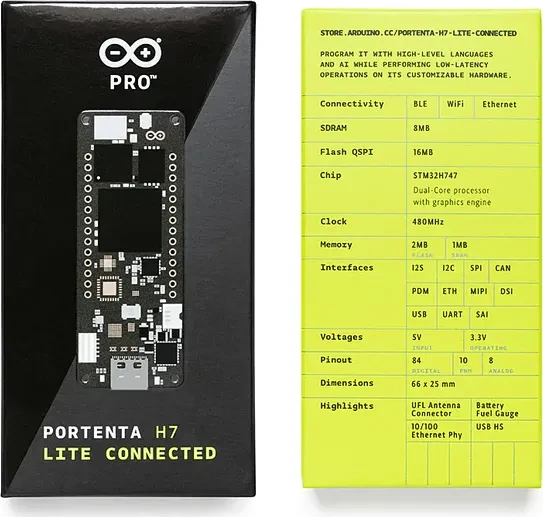 Arduino Portenta H7 Lite Connected
