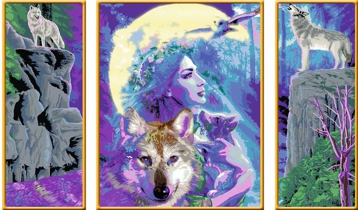 Ravensburger Malen nach Zahlen Mystische Freundschaft