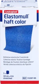 BSN medical Elastomull haft color blau, 10cm x 4m, 1 Stück