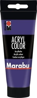 Marabu Acryl Color Acrylfarbe, violett, 100ml