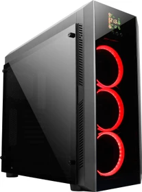 Chieftec Gamer GL-01B Scorpion schwarz, Glasfenster