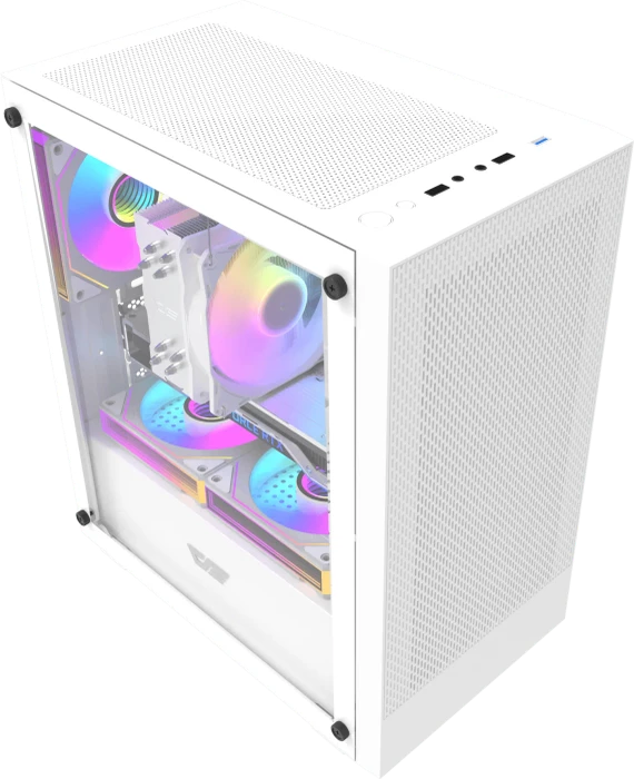 DarkFlash M305 White, Glasfenster