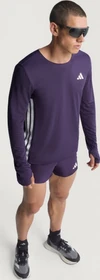 adidas Adizero Running Laufshirt langarm aurora plum (Herren)