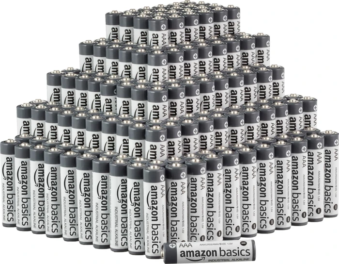 AmazonBasics Industrial Alkaline Micro AAA, 250er-Pack