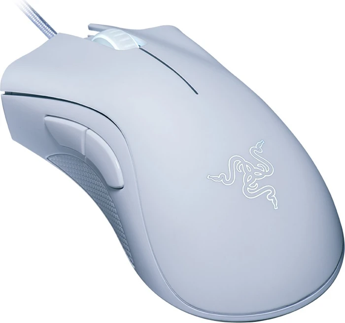 Razer DeathAdder Essential White Edition, weiß, USB