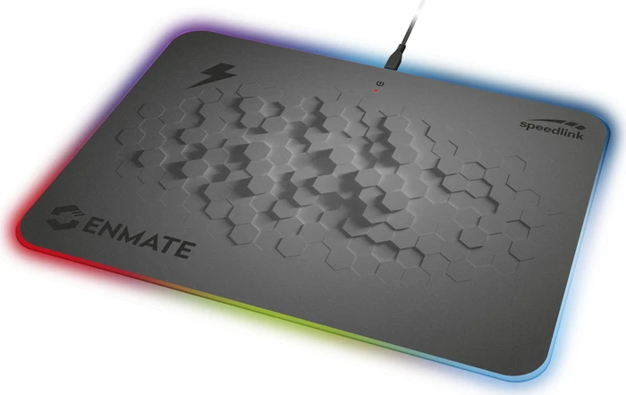 Speedlink Enmate RGB Charging Mousepad, grau