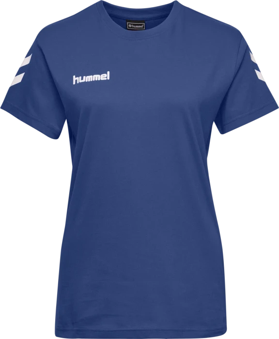 hummel GO Cotton T-Shirt kurzarm true blue