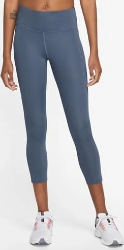 Nike Epic Fast Crop Tight Laufhose 7/8 diffused blue/reflective silver (Damen)