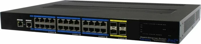 Allnet SG84 Rackmount Gigabit Smart Switch, 24x RJ-45, 4x SFP+, 350W PoE+