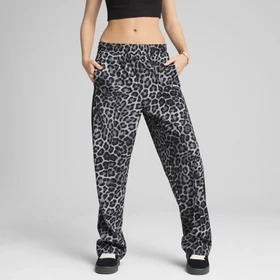 Puma T7 Leo Luxe Straight Trainingshose lang puma black (Damen)