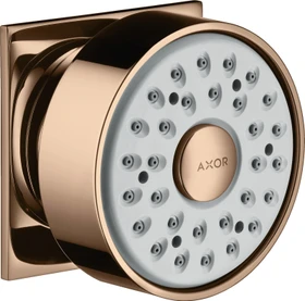 Hansgrohe Axor Seitenbrause eckig 1jet polished red gold