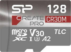 Silicon Power CreatePro CR30M R160/W120 128GB Kit, UHS-I U3, A2, Class 10