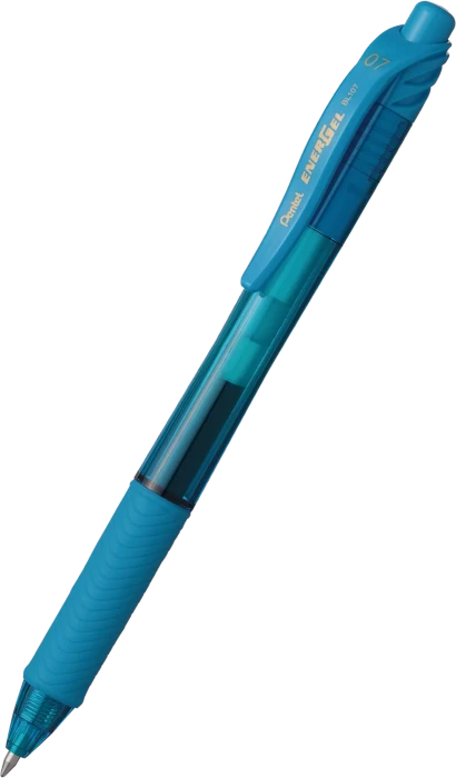 Pentel EnerGel X BL107 0.7mm/0.35mm Gelroller hellblau/transparent