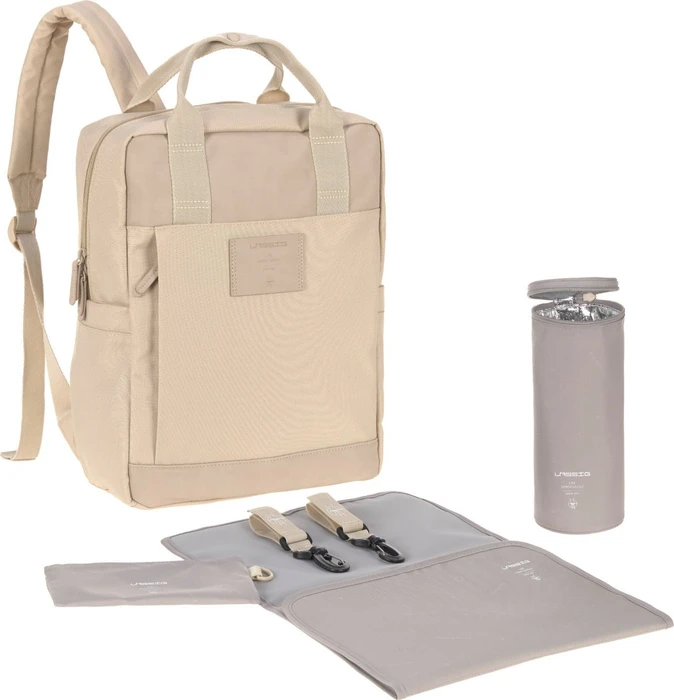 Lässig Vividal Backpack Wickelrucksack humus