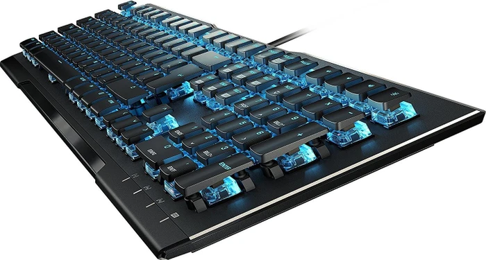 Roccat Vulcan 80 Aimo, grau, LEDs blau, Titan Tactile, USB, UK