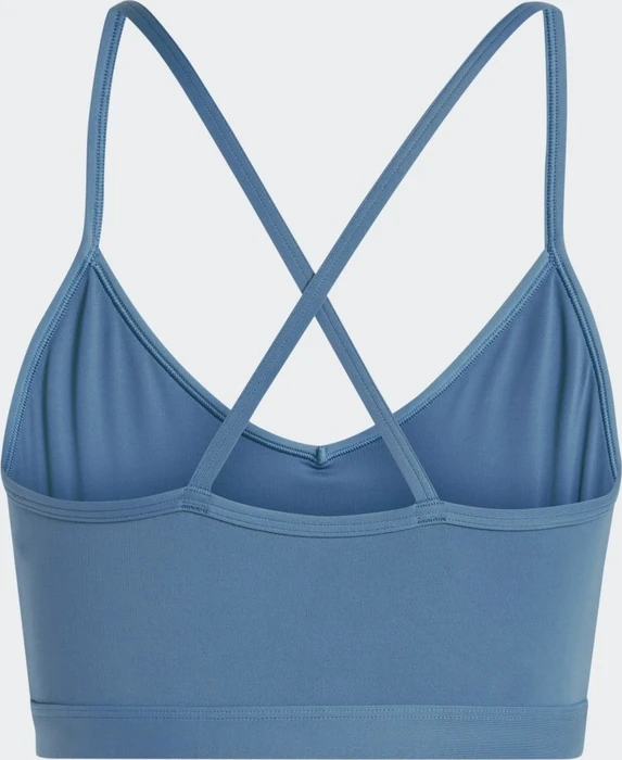 adidas AEROREACT Training Light-Support Sport-BH craft blue/white (Damen)