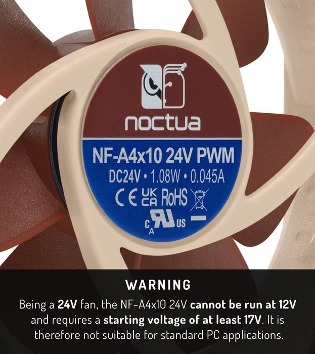 Noctua NF-A4x10 24V PWM, 40mm