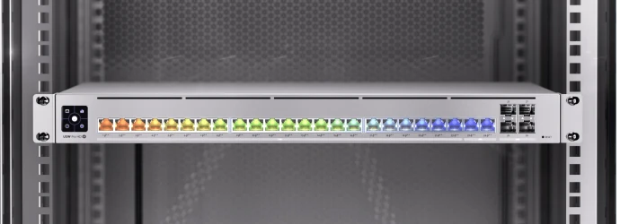Ubiquiti UniFi Pro HD 24 PoE Rackmount 2.5G Smart Switch, 24x RJ-45, 4x SFP+, 600W PoE++