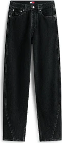 Tommy Hilfiger Barrel Leg mit mittelhohem Bund Jeans schwarz (Damen)