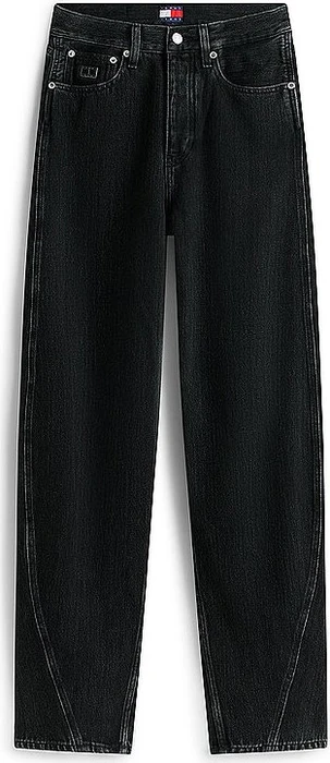Tommy Hilfiger Barrel Leg mit mittelhohem Bund Jeans schwarz (Damen)