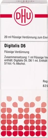 DHU Digitalis D6 Dilution, 20ml