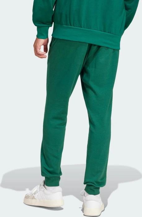 adidas Essentials Feel Cozy French Terry Trainingshose lang collegiate green/black (Herren)