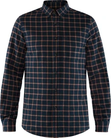 Fjällräven Övik Flannel Hemd langarm dark navy (Herren)