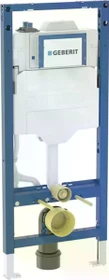 Geberit Duofix Element für Wand-WC, 120cm, mit Sigma UP-Spülkasten 12cm, mit HS30 Hygienespülung - 2 Wasseranschlüsse