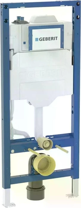 Geberit Duofix Element für Wand-WC, 120cm, mit Sigma UP-Spülkasten 12cm, mit HS30 Hygienespülung - 2 Wasseranschlüsse