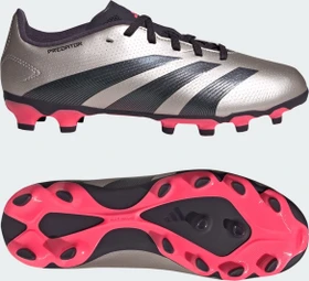 adidas Predator League MG platinum metallic/aurora black/turbo (Junior)