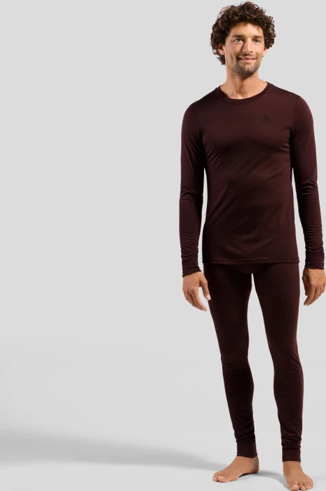 Odlo Natural Merino 200 Baselayer Funktionsshirt langarm fudge (Herren)
