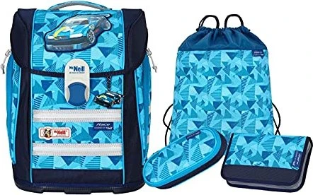 McNeill Ergo Primero McLight Race Schultaschen-Set, 4-tlg.