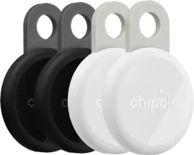 Chipolo Loop charcoal/chalk, 4er-Pack