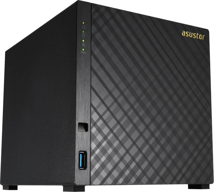 Asustor AS1004T, 512MB RAM, 1x RJ-45 1000Base-T, 2x USB-A 3.0
